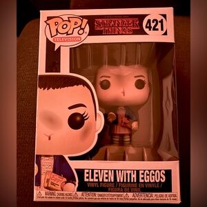 Stranger Things 11 Funko Pop Eleven with Eggos Vinyl Figure season 1